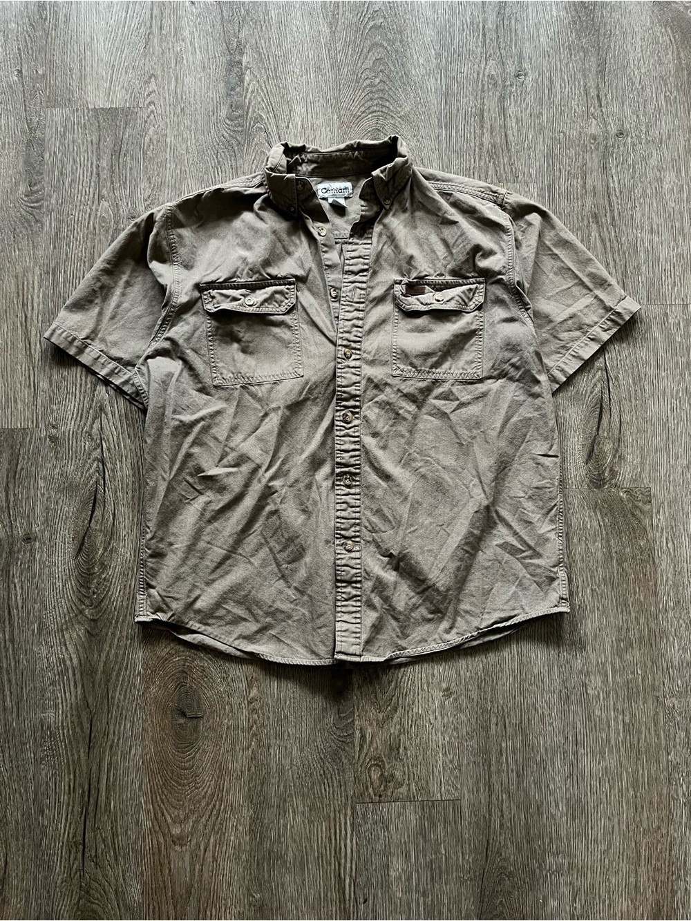 2000s Carhartt Button up Polo